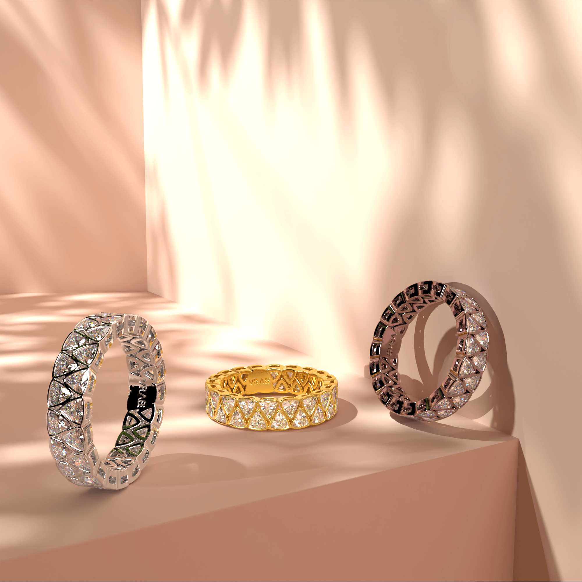 social media jewelry render by 4rend Studio — portfolio piece 55