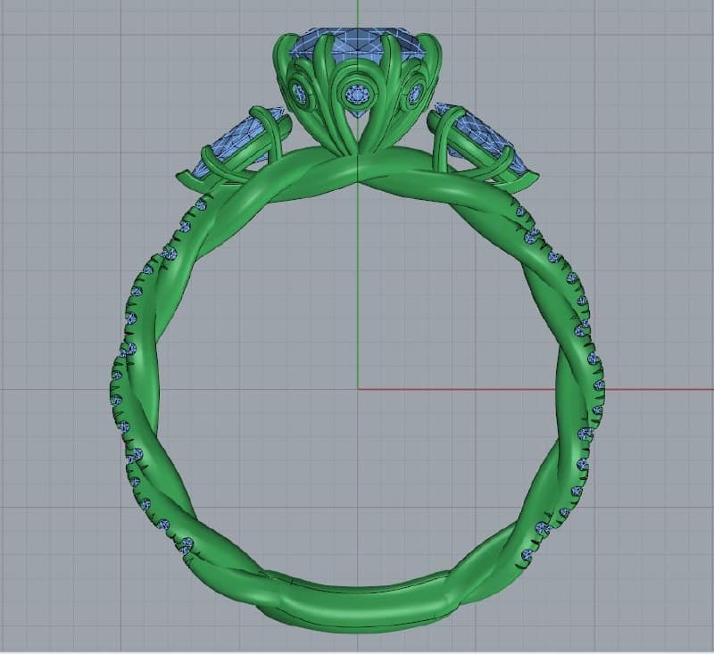 Jewelry CAD Design — 4rend Studio sample work