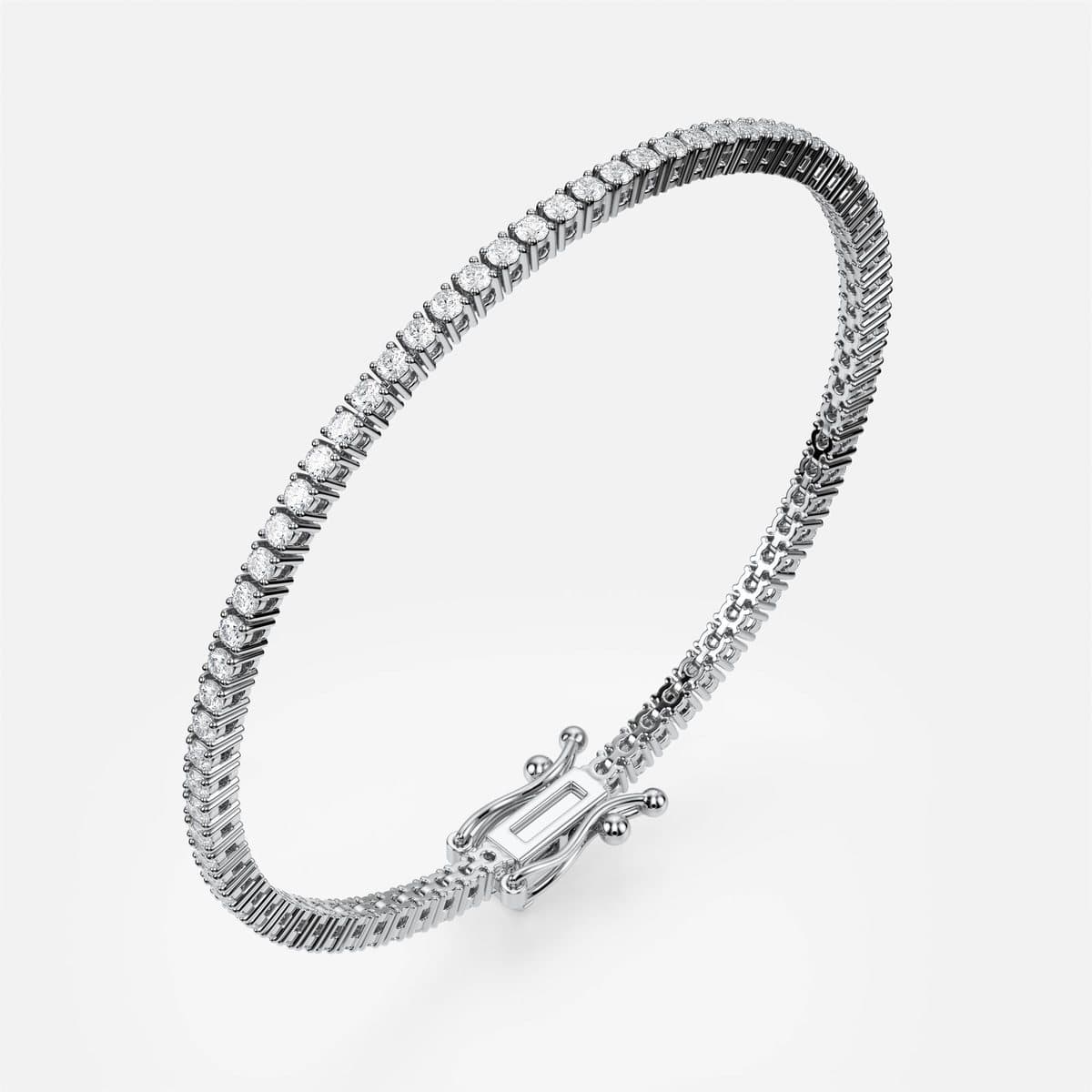 nanea Classic Tennis bracelet in white gold